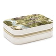 thumbnail image 1 of Map Section Decorative Velvet Jewelry Box with Removable Compartment - Portable Necklace Organizer - Great Gift!, 1 of 7
