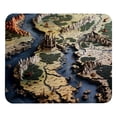 thumbnail image 1 of Map Section Square Printed Desk Mat Gaming Mouse Pad Non-Slip Rubber Bottom 8.3x9.8 Inch - Suitable for Office and Gaming, 1 of 6