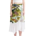 thumbnail image 1 of Map Section Stylish Chiffon Summer Beach Dresses with Polyester Straps for Women | Summer Dress, 1 of 6