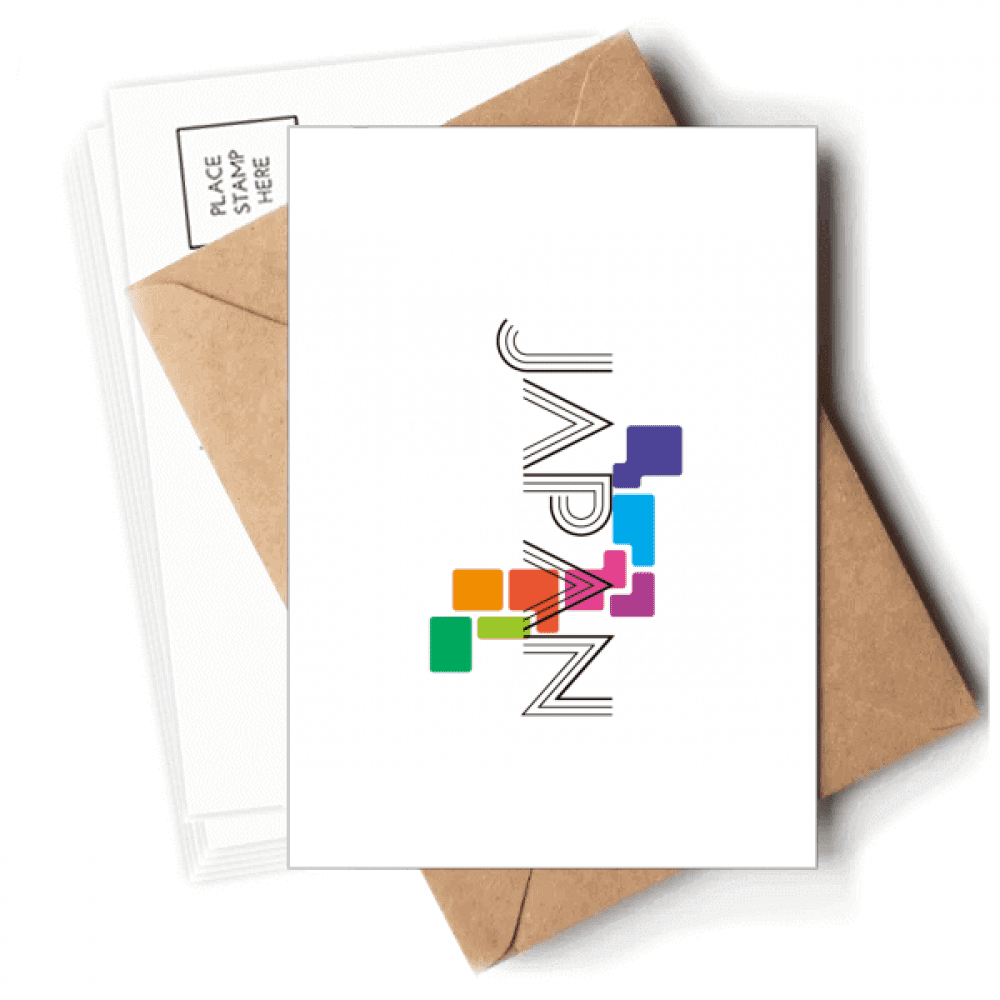 Map Tokyo Games Japan Art Deco  Fashion Postcards Envelopes Blank Note Cards Mailing