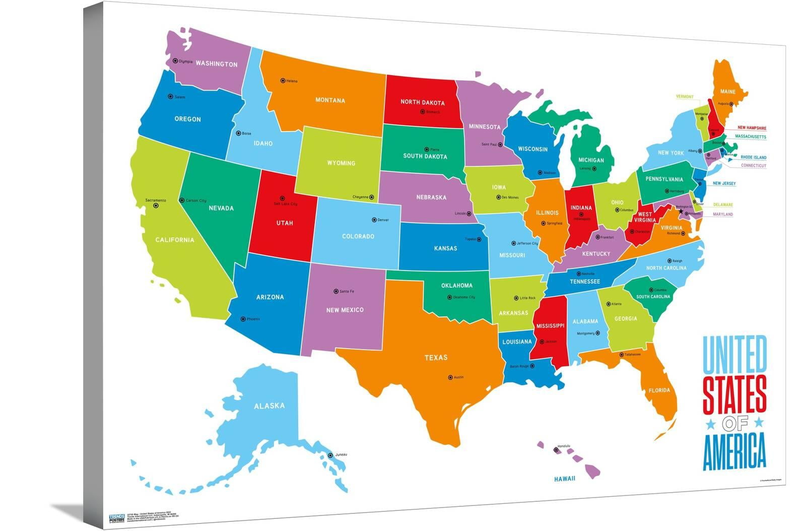 United States Wall Map - Map United States Of America 2022 Canvas Wall Poster 22 375 X 34 74d059b9 D6ce 4973 9098 Ae22b5d79c33.b47862cce8b5ab3cc3dc2686c0a56eb4