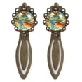 thumbnail image 1 of Map Vintage Copper-Colored Lace Bookmarks: Stainless Steel Reading Accessories and Bookmarks, 1 of 5