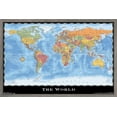 thumbnail image 1 of Map - World Poster, 1 of 6