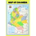 thumbnail image 1 of Map of Colombia - Glossy Heavy Paper Wall Map Poster Print Perfect for Classrooms and Homes - Vivid Imagery with Bright Colors - 36x60, 1 of 5