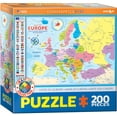 thumbnail image 1 of Map of Europe 200-Piece Puzzle, 1 of 2