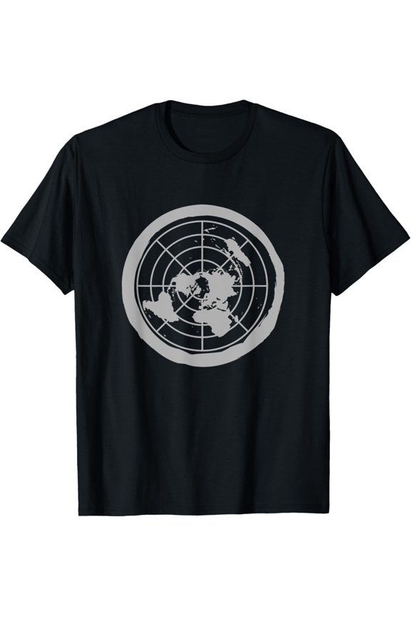 Map of Flat Earth T-Shirt