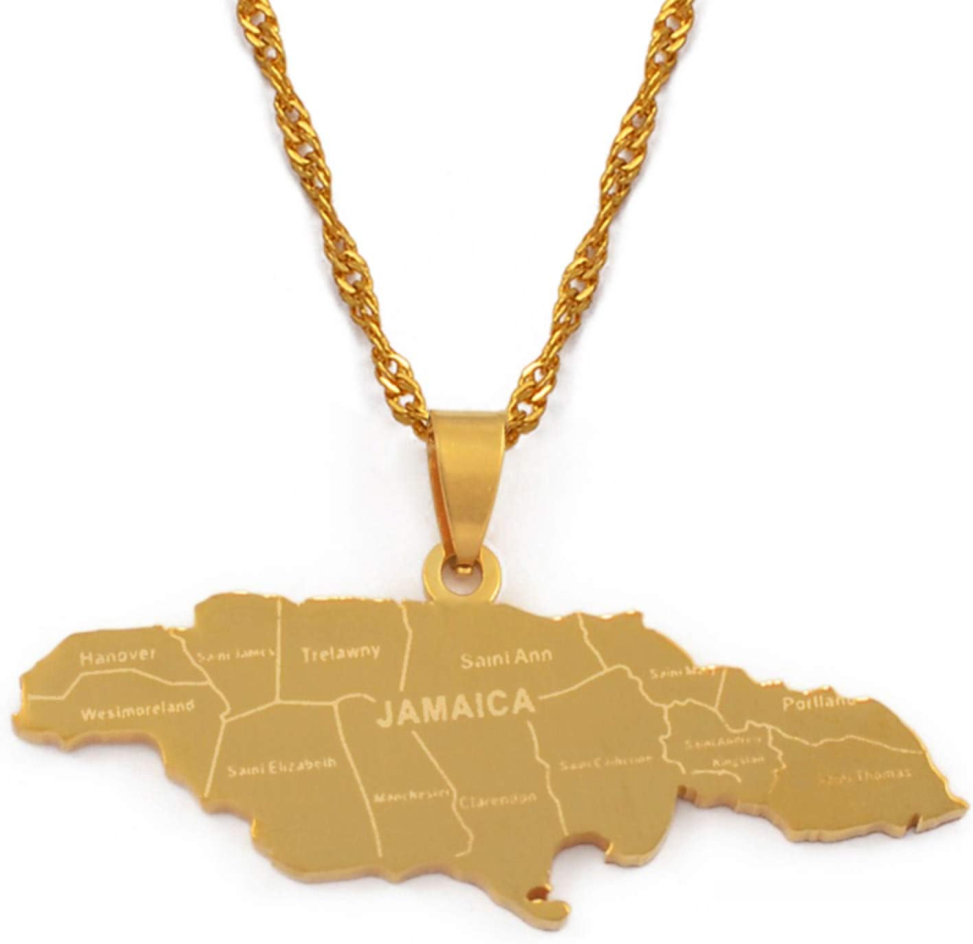 Map Of Colombia Pendant Necklace - Gold Ethnic Charm, Adjustable 45-60cm Chain, Patriotic Hip Hop Jewelry