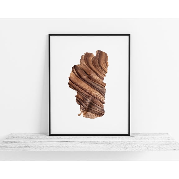 Map of Tahoe w Wood Grain Overlay Tahoe Art Print Tahoe Map Tahoe Wall Art Wall Decor