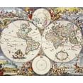 thumbnail image 1 of Map of The World Poster Print by Cornelis Danckerts (20 x 24), 1 of 1