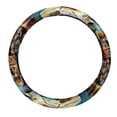 thumbnail image 1 of Map section 14.5 Inch Printing PVC Leather Car Wheel Cover Steering Wheel Cover Auto Accessories, 1 of 6