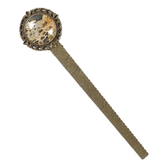 Map section Reading Accessories: Lace Bookmark in Antique Bronze, Book Accessories for Book Lovers