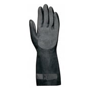 Mapa Chemical Gloves,Size 10,Blk,12.5 L,PR NS-420