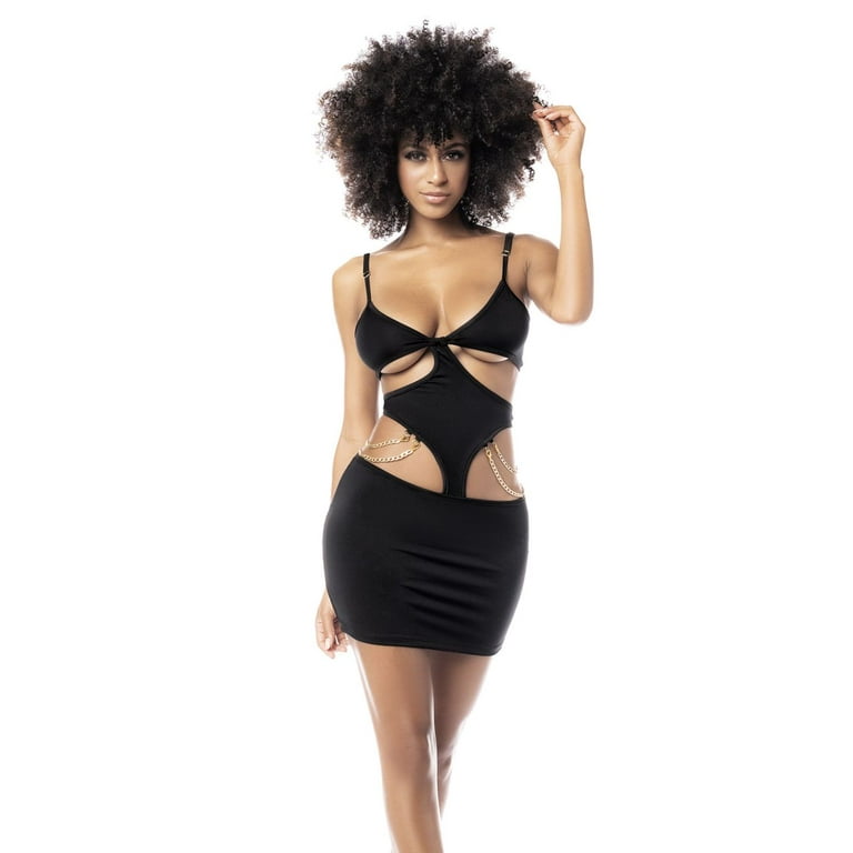 Mapale 4577 Alyssa Underboob Chain Cut Out Dress