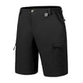 thumbnail image 1 of Mapamyumco Men's Hiking Cargo Shorts Quick Dry Outdoor Stretch Lightweight Shorts with Multi Pocket for Fishing Travel Casual UPF 50 Black XL, 1 of 7