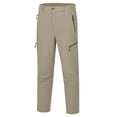 thumbnail image 1 of Mapamyumco Men's Hiking Pants Softshell Pants, Insulated Snow Pants Fleece Lined Ski Pants Thermal Windproof Water Resistant Khaki XXL, 1 of 6