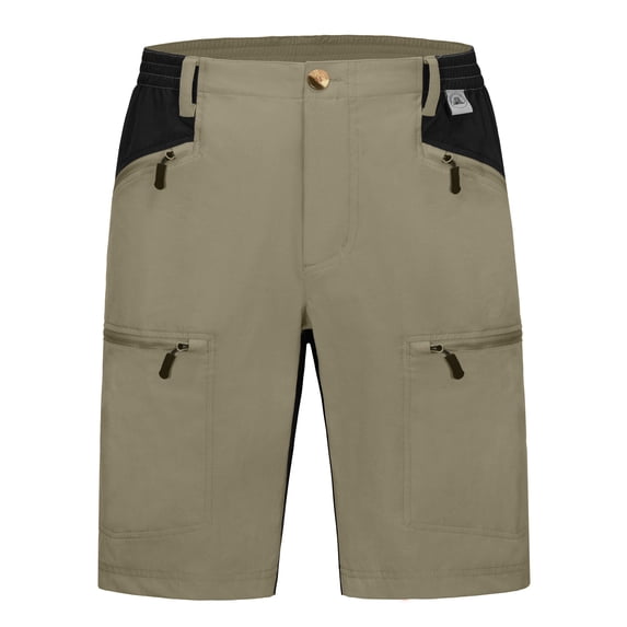 Mapamyumco Men's Hiking Shorts Quick Dry Lightweight Cargo Shorts Stretch with Pockets for Outdoor, Golf, Travel Size M