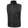 thumbnail image 1 of Mapamyumco Men's Lightweight Golf Vest, Water-repellent Outerwear Vests Windproof Sleeveless Jackets for Hiking Running Black XXL, 1 of 7