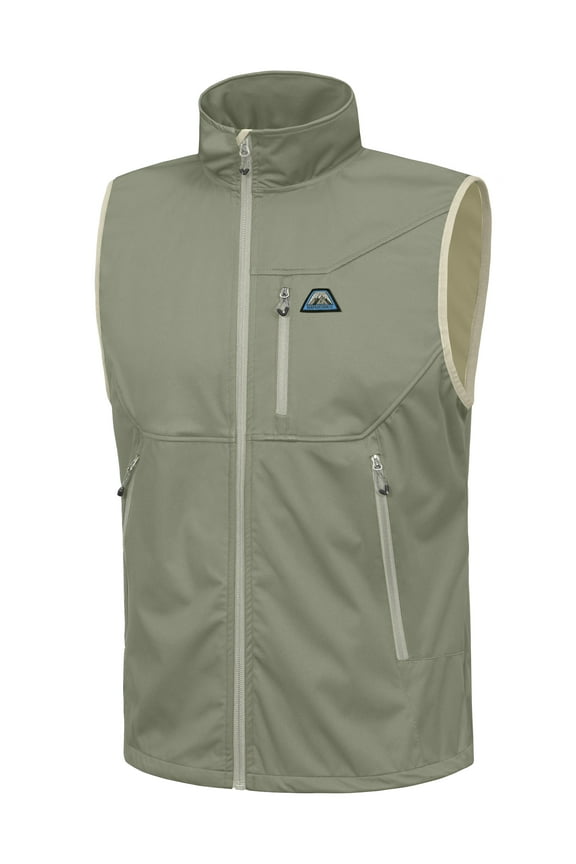 Men's Lightweight Golf Vest, Water-repellent Outerwear Vests Windproof Sleeveless Jackets for Hiking Running Sage L
