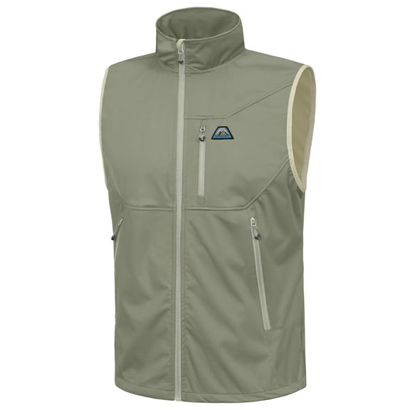 Mapamyumco Men's Lightweight Golf Vest, Water-repellent Outerwear Vests Windproof Sleeveless Jackets for Hiking Running Sage M