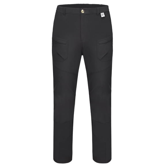 Mapamyumco Men's Hiking Cargo Work Pants Quick Dry Stretch Travel Climbing Outdoor Apparel , Water Resistant and Lightweight Black 2XL