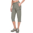 thumbnail image 1 of Mapamyumco Women's Quick Dry 3/4 Pants Capri Shorts Lightweight Hiking Travel Casual Size XXL, 1 of 6