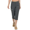thumbnail image 1 of Mapamyumco Women's Ultra Breathable Lightweight Quick Dry Capri Pants Trekking Golf Grey L, 1 of 7