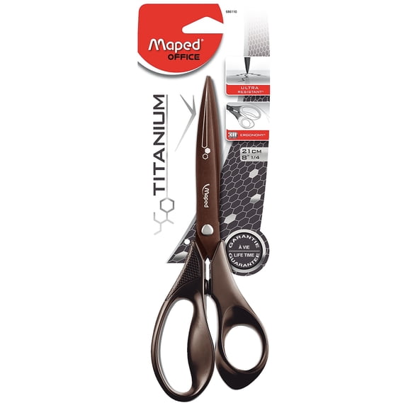 Maped 8 1/4" Expert Titanium Asymmetrical Scissors