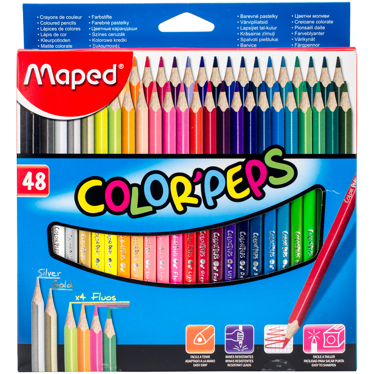 Maped Color'Peps Colored Pencil Set, 48-Pencils - image 1 of 3