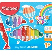 Maped Color'Peps My First Ultra-Washable Jumbo Markers x12