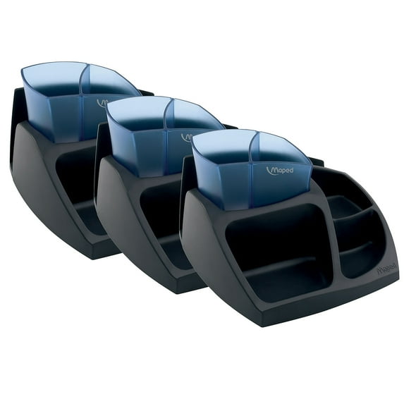Maped Compact Desk Organizer, Pack of 3