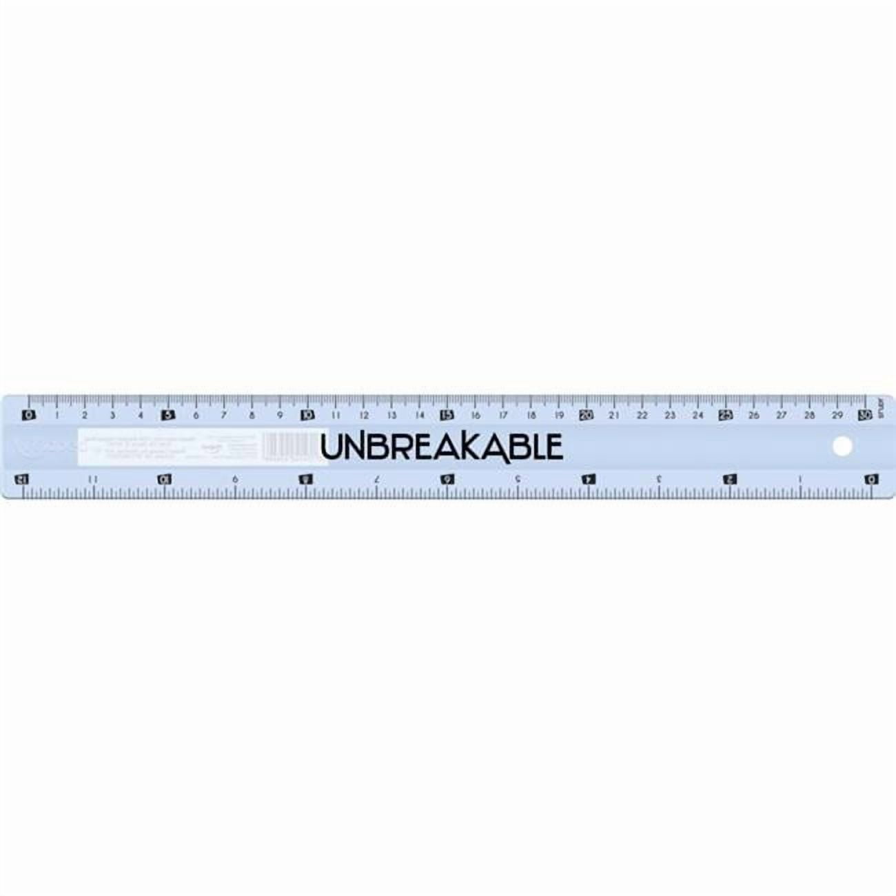 Maped Helix USA 12 in. Maped Unbreakable Ruler - Clear - 12 in ...