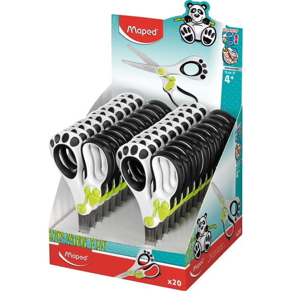 Maped Koopy Spring-Assisted Educational Scissors, 5" Display of 20