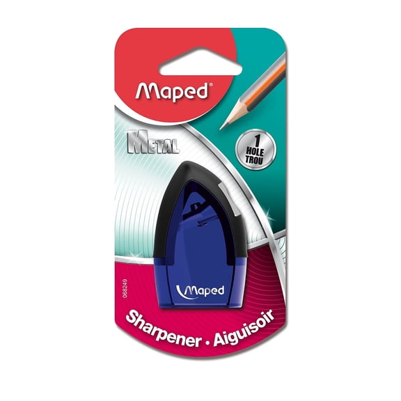 Maped Single-Hole Canister Pencil Sharpener (Carded)