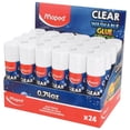 thumbnail image 1 of Maped Washable 0.74 oz. Clear Glue Sticks 24-Count Package, 1 of 1