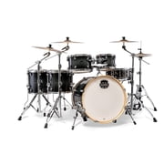 Mapex AR628SFUV Armory Studioease Fast Shell Pack, 22" Bass Drum, Black Onyx Burst