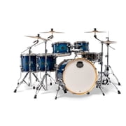 Mapex AR628SFUV Armory Studioease Fast Shell Pack, 22" Bass Drum, Blue Wave Burst