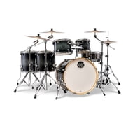 Mapex AR628SVET Armory Studioease Shell Pack, 22 Bass Drum, Black Onyx Burst