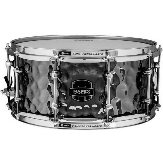 Mapex Armory 14" x 6.5" The Daisy Cutter Snare Drum w/ Chrome Hardware - Hammered Black Chrome Finish