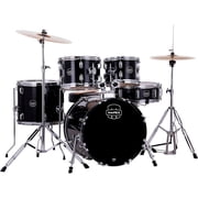 Mapex Comet 5-Piece Drum Set 18" Bass Drum, Junior Kit Sizes, Dark Black