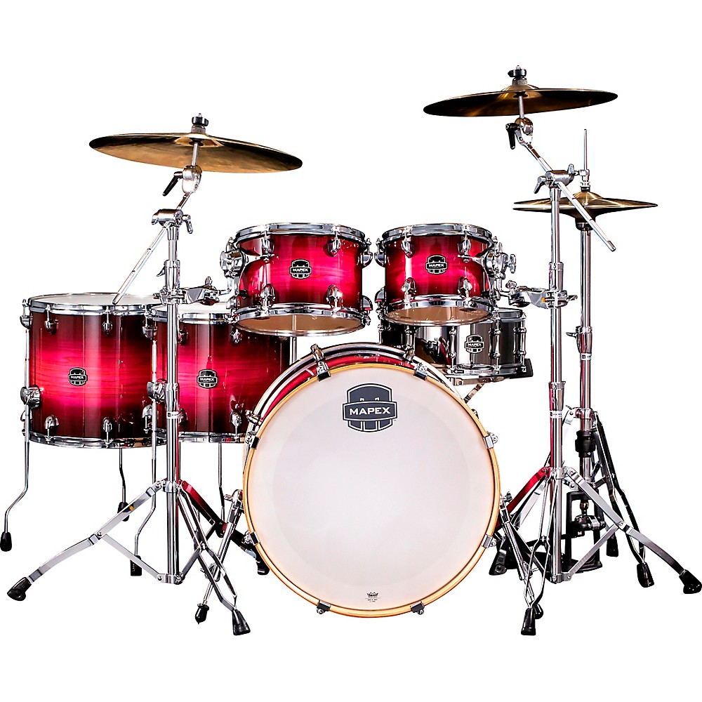 Mapex LT628S Armory Series 6-Piece Studioease Shell Pack Fast Toms With 22" Bass Drum Tanzanite Burst - image 1 of 1