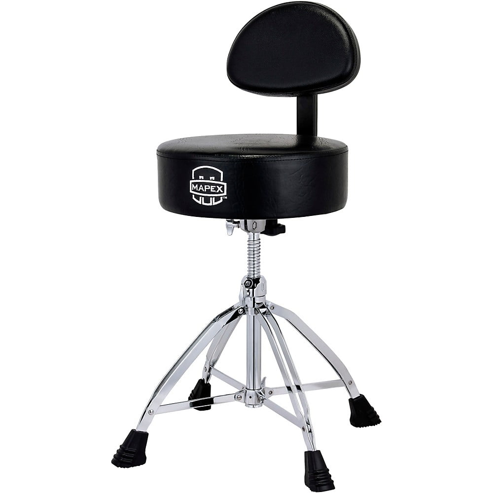 Mapex T870 Drum Throne w/Backrest | Black