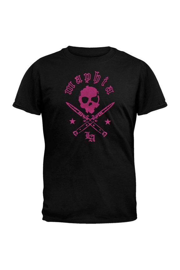 Maphia - Pink Skull T-Shirt - Small