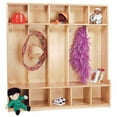 thumbnail image 1 of Maple 5 Section Offset Seat Locker, 1 of 1
