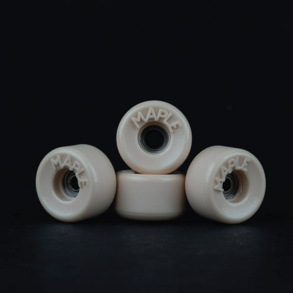 Maple Bowl Fingerboard Wheels Red and White