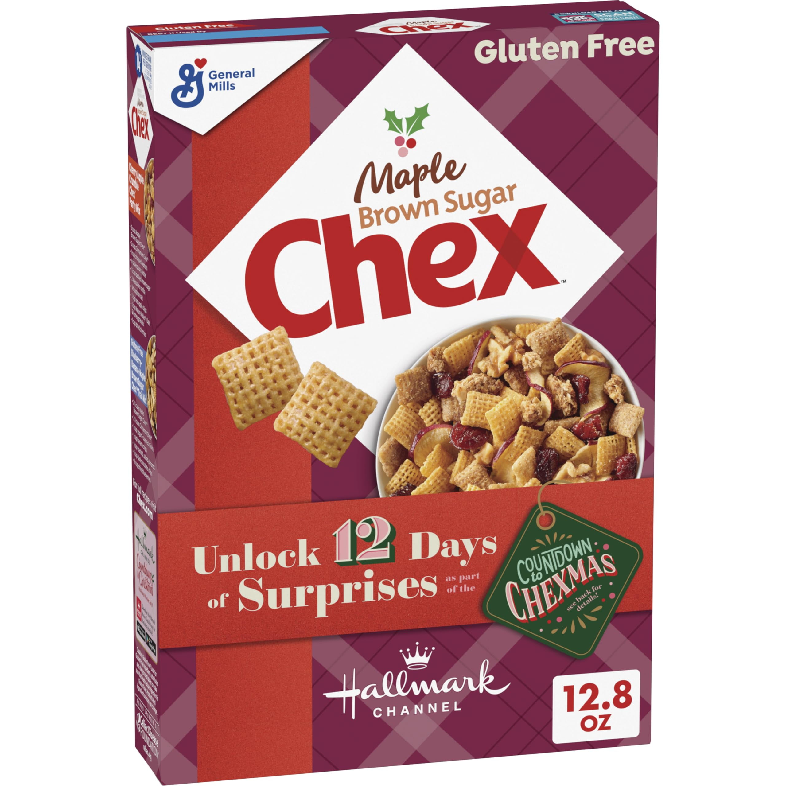 Maple Brown Sugar Chex Cereal, Gluten Free Breakfast Cereal, Made With