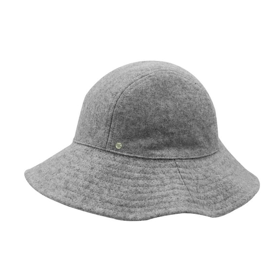 Maple Bucket Hat - Warm Wool Blend with Fleece Lining, Foldable, For Women