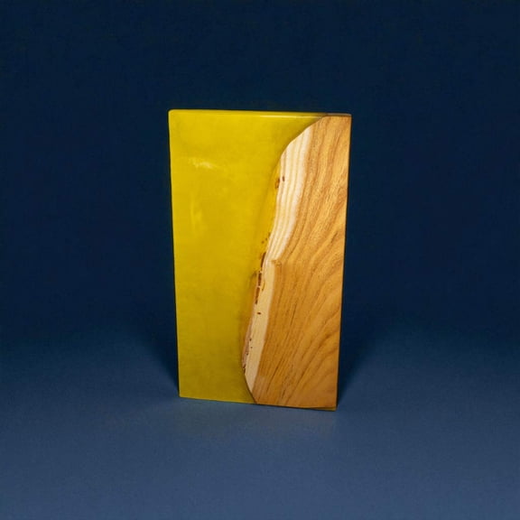 Mulberry Wood Yellow Epoxy Charcuterie Boards/Serving Board