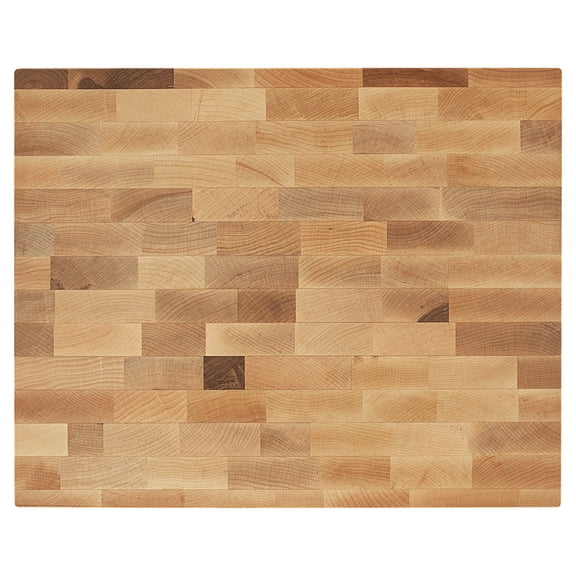 Maple Butcher Block Cutting Board 16 x 13 x 1.5 in, End Grain Chopping Block