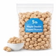 thumbnail image 1 of Maple Double Dipped Peanuts, Sweet Crunchy Coated Snack, 5 lb Bulk Bag, 1 of 1