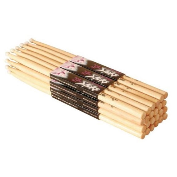 Maple Drum Sticks (2B, Wood Tip, 12pr)